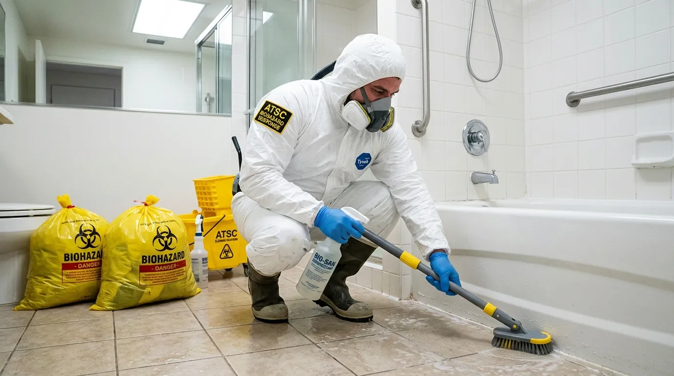 Decontamination equipment deployed for Blood Cleanup in Eatonton